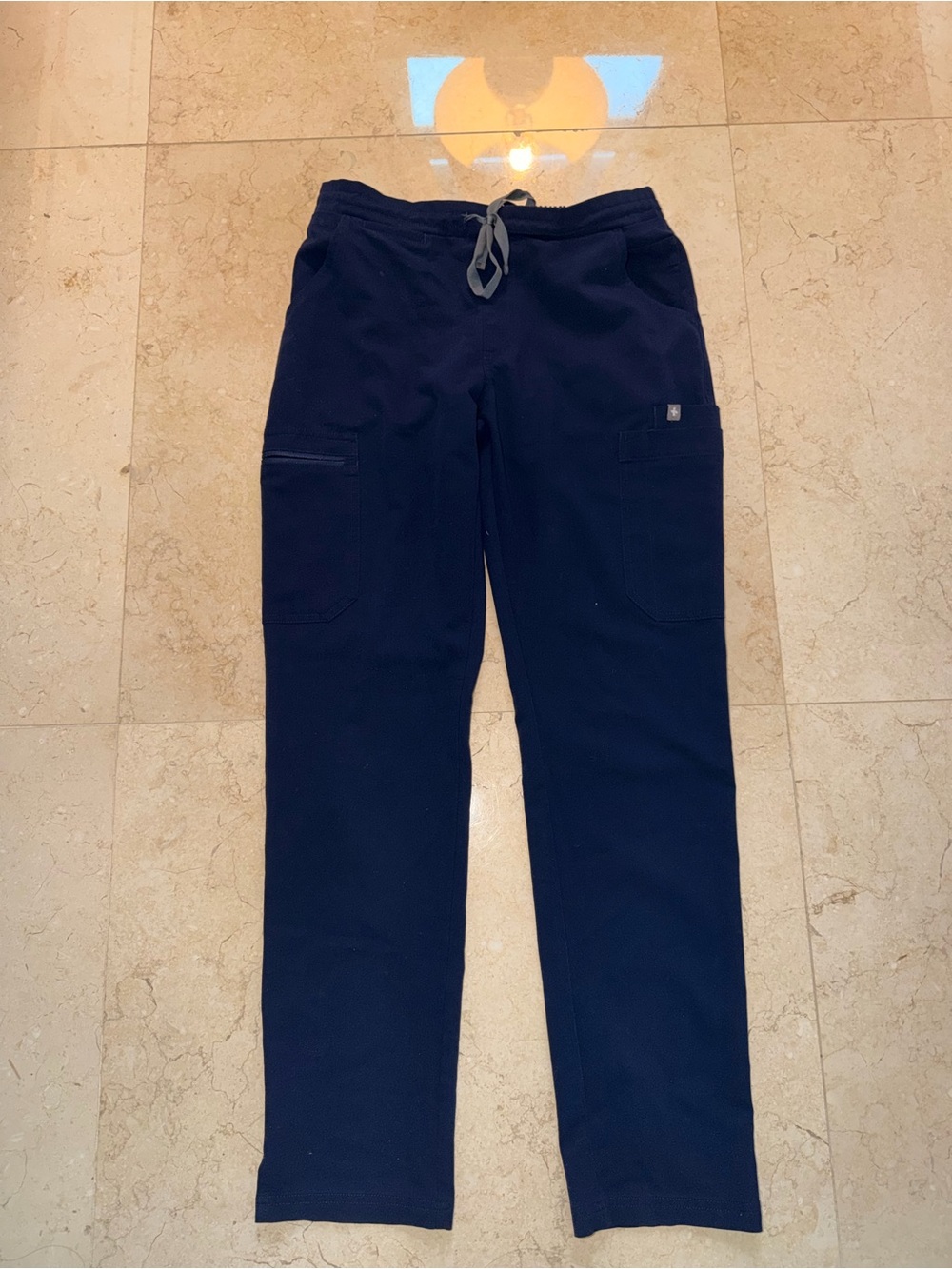 FIGS Women's Navy Blue Cargo Scrub Pants XS